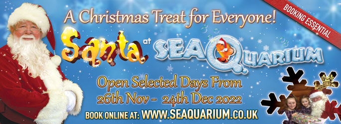 Santa at SeaQuarium